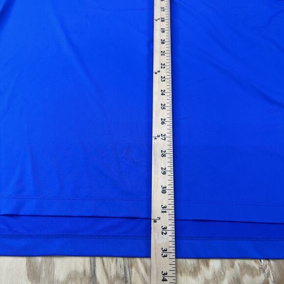 Peter Millar Summer Comfort Golf Polo Shirt Men's 2XL Royal Blue Stretch - Picture 12 of 12